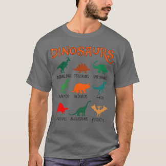 Camiseta Dinossauros Diversos Animal vintage