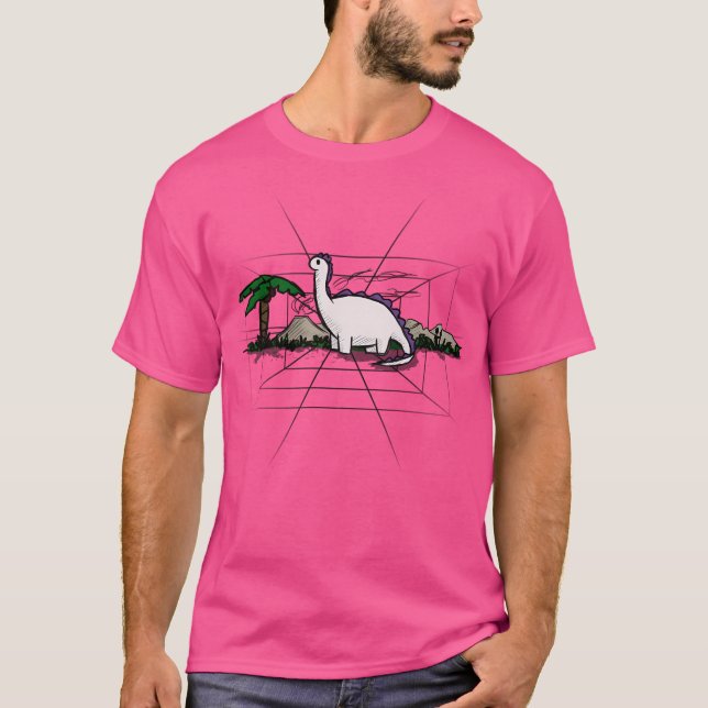 Camiseta Dinossauros do Espaço do Tempo (Frente)