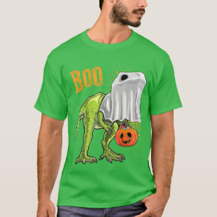 Camiseta Dinossauros fantasmas assustadores Boo Halloween C