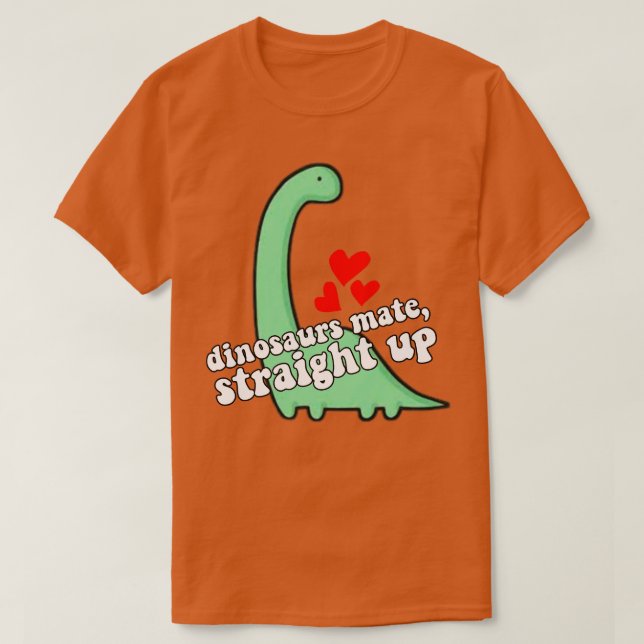 Camiseta Dinossauros - Hetero (Frente do Design)