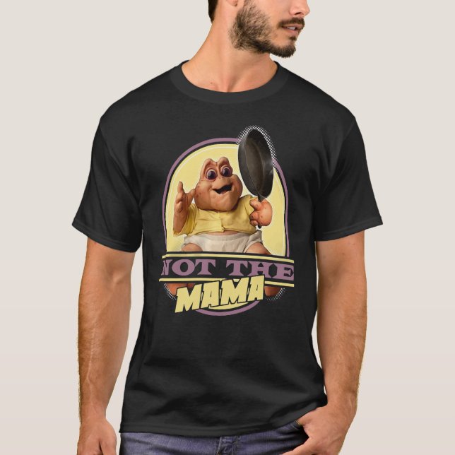 Camiseta Dinossauros não são a mamãe (DNS0020-501BLK) homen (Frente)