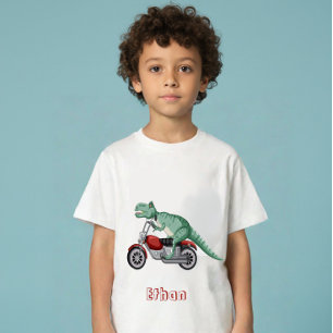 Camiseta Dinossauros nome personalizado