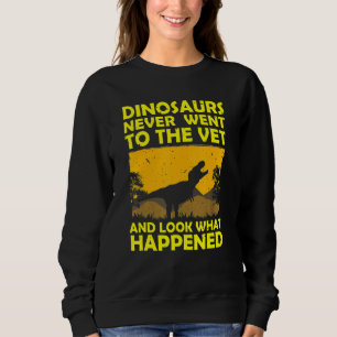 Camiseta Dinossauros Nunca Foram Vetear Um Vet Veterinário