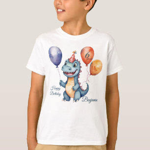 Camiseta Dinossauros Personalizados Aniversário