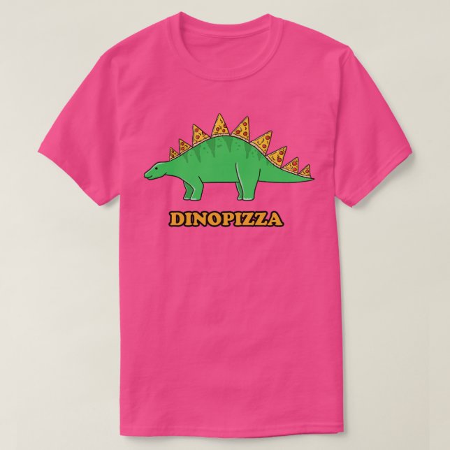 Camiseta Dinossauros Pizza (Frente do Design)