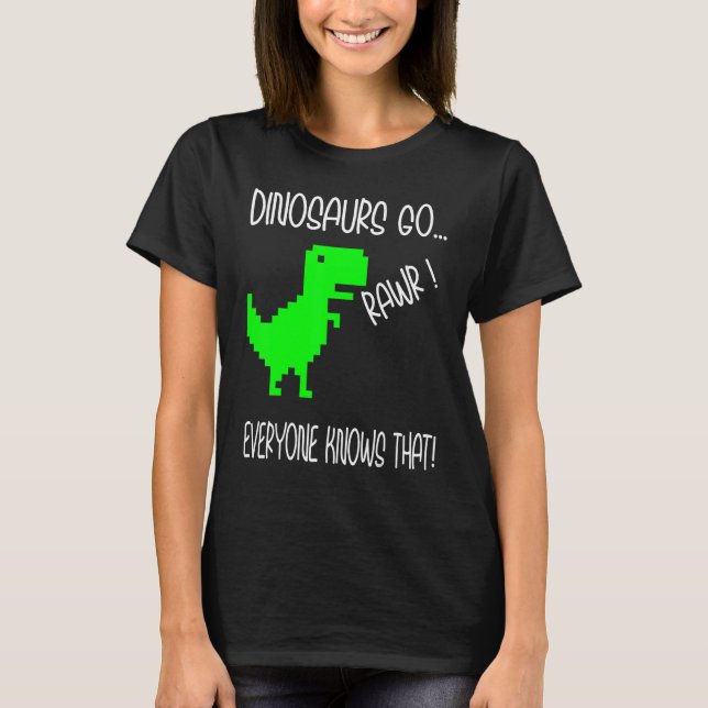 Camiseta Dinossauros Rawr (Frente)