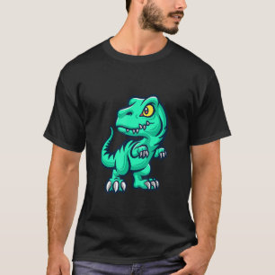 Camiseta Dinossauros rex Crianças Diversão Tyrannosaurus