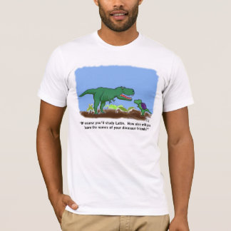 Camiseta Dinossauros sabem latim