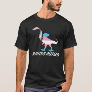 Camiseta Dinossauros Transexuais Sinalizador Transexual LGB