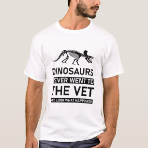 Camiseta Dinossauros Veterinários Funny Veterinarian
