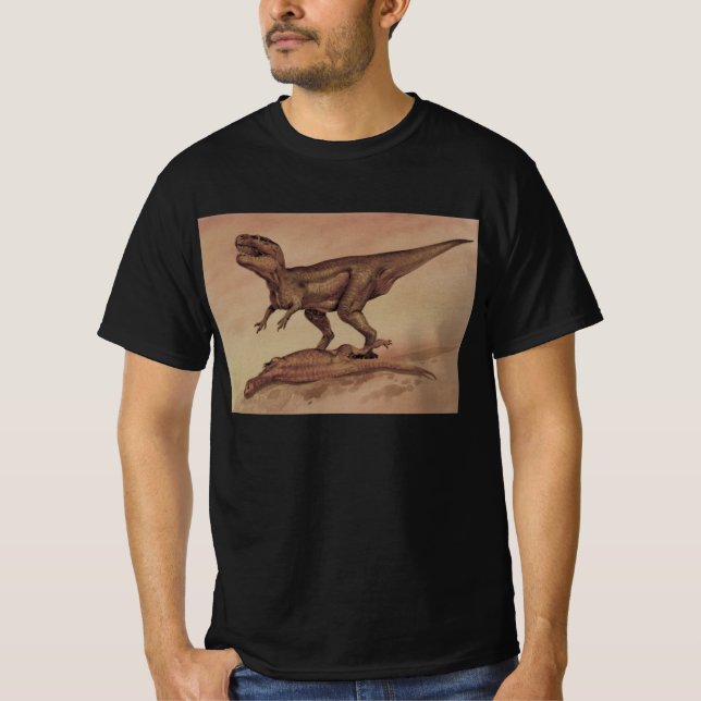 Camiseta Dinossauros Vintage, Carnivore Giganotosaurus (Frente)