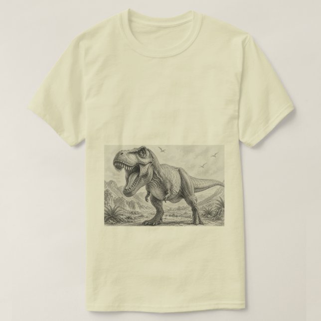 Camiseta DinossaurosTdising  (Frente do Design)