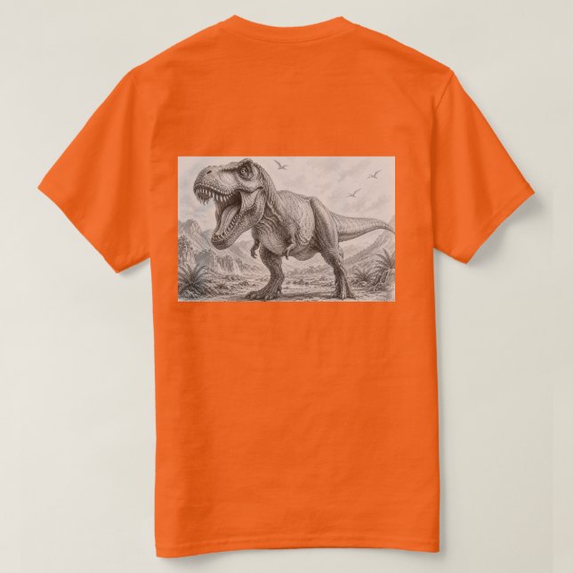 Camiseta DinossaurosTdising  (Verso do Design)
