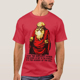 Camiseta Diogenes Filósofos Sabedoria sobre Simplicidade