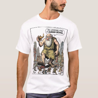 Camiseta Diogenes Gigante Procurando um Ser Humano