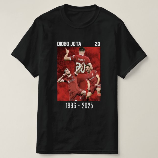 Camiseta Diogo Jota 1996 - 2025 (Frente do Design)