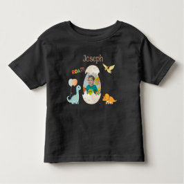 Camiseta Dionosaur Birthday Toddler Outfit - Nome Personali