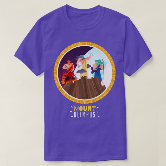 Camiseta Dionysus Deus Monte Olimpus (Frente do Design)