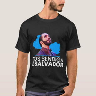 Camiseta Dios Bendiga El Salvador, Nayib Bukele Presidente