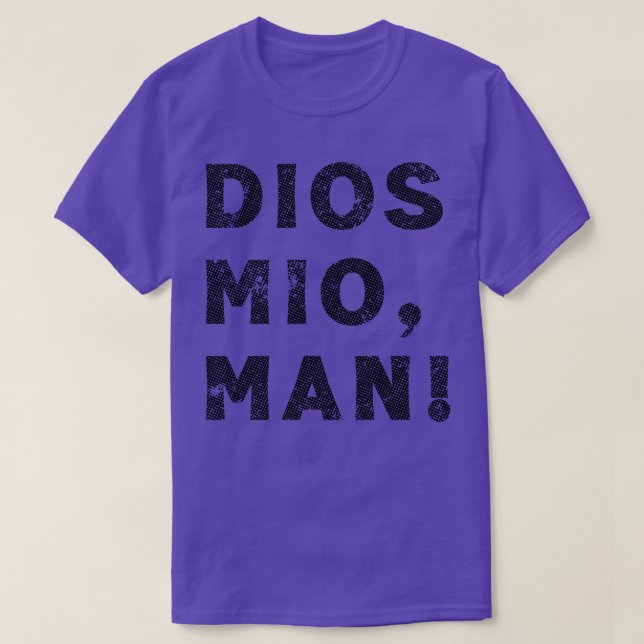 Camiseta Dios Mio Man Boliche Team Fan Art (Frente do Design)
