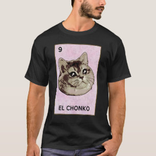 Camiseta Dios Mio Oh Lord Chonk El Chonko Memória do Gato M
