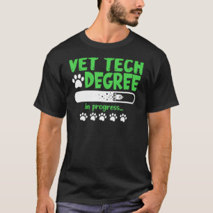 Camiseta Diploma De Tecnologia Em Vet Em Curso Para Estudan