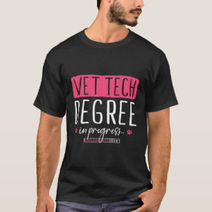 Camiseta Diploma De Tecnologia Veterinária Em Curso