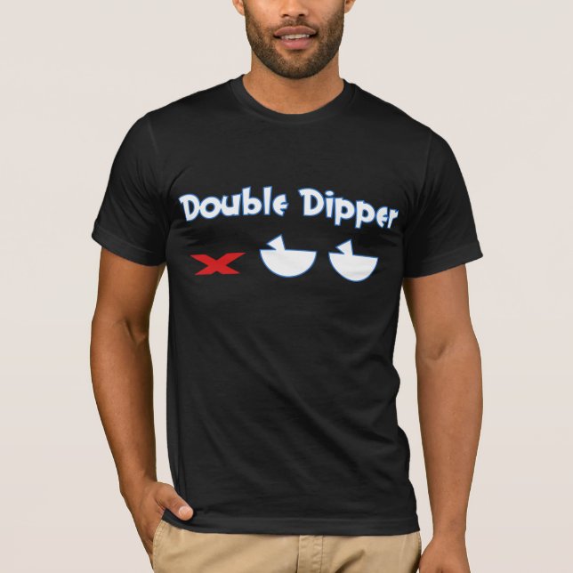 Camiseta Dipper dobro - parte dianteira somente (Frente)