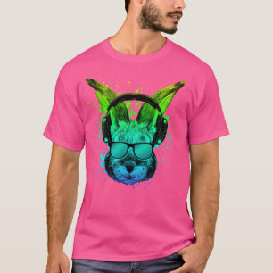 Camiseta Dippy Bunny Shirt Dj Ravers Edm Techno Psychedeli