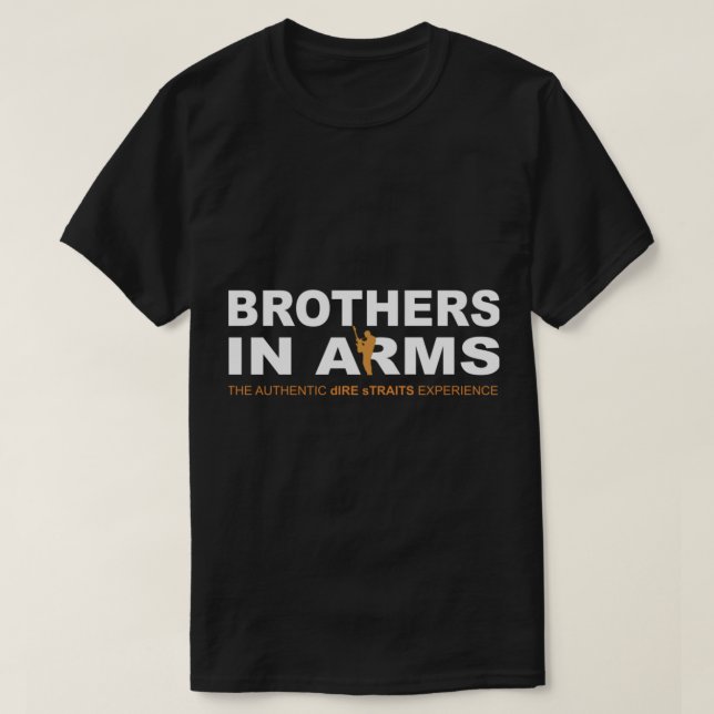 Camiseta DIRE STRAITS - FRÈRES D_ARMES essentiel (Frente do Design)