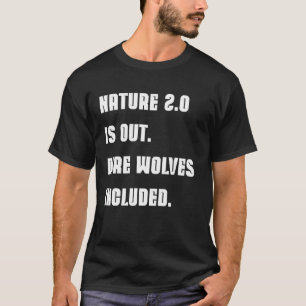 Camiseta Dire Wolf Recuperou Geek Engraçado e Cota de Escri
