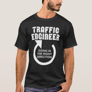 Camiseta Direção Direita do Engenheiro de Tráfego