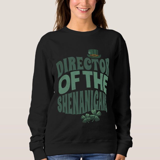 Camiseta Director of the Shenanigans  Irish St Patrick s Da (Frente)