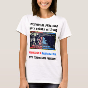 Camiseta Direita e Esquerda (luz)