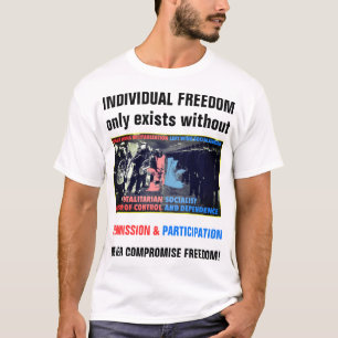 Camiseta Direita e Esquerda (luz)