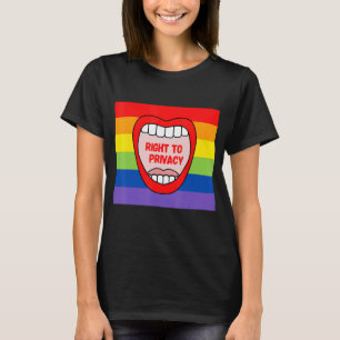 Camiseta Direito À Privacidade Mantém O Nosso Direito Às Mu