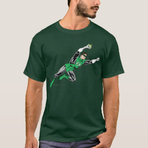 Camiseta Direito verde da mosca de lanterna