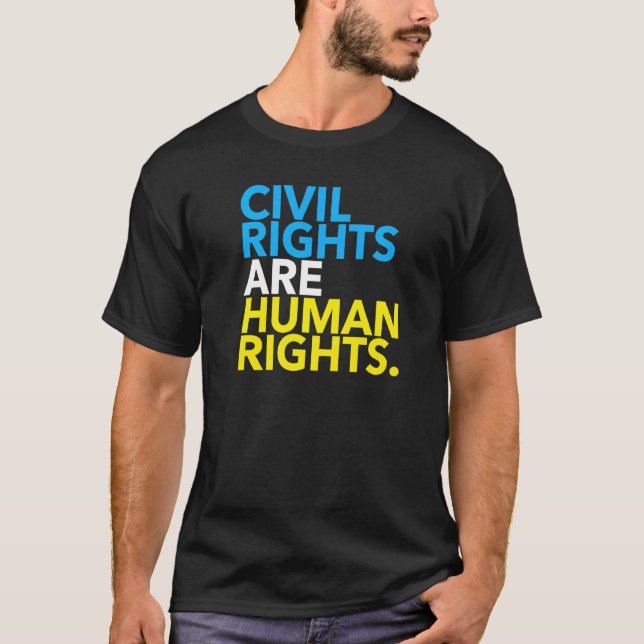 Camiseta Direitos Civis São Direitos Humanos 4.0 (Frente)