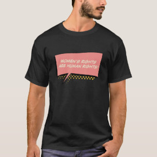 Camiseta Direitos da Mulher: Direitos Humanos Marcha Retro