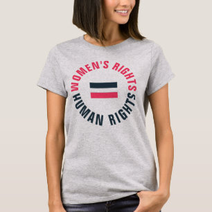 Camiseta Direitos da Mulher Igualdade de Direitos Humanos F