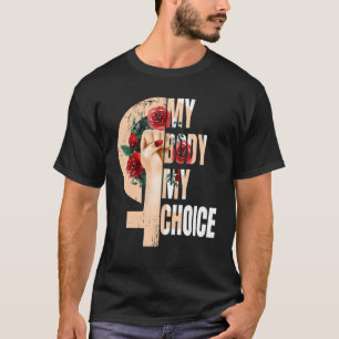 Camiseta Direitos da Mulher Propósito Mulheres Meu corpo Me