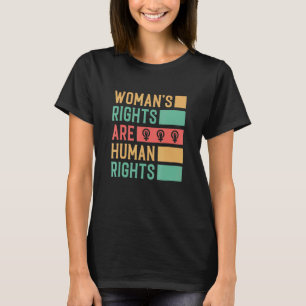 Camiseta Direitos da Mulher são uma escolha favorável aos d