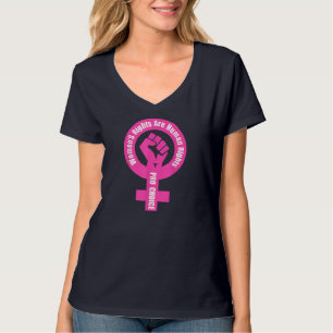 Camiseta Direitos da Mulher são uma escolha favorável aos d