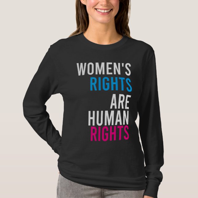 Camiseta Direitos das mulheres são direitos humanos (Frente)