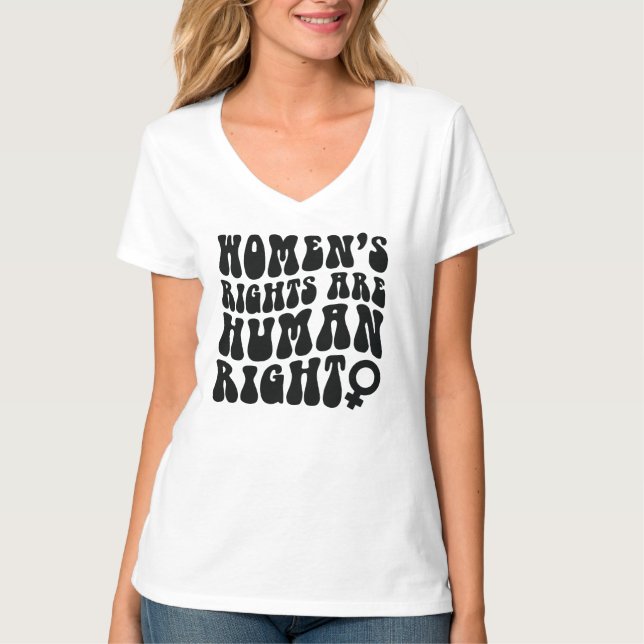 Camiseta Direitos das mulheres são direitos humanos (Frente)