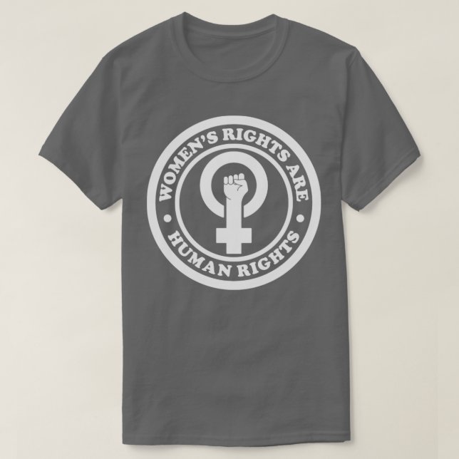 Camiseta Direitos das mulheres são direitos humanos (Frente do Design)