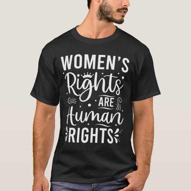 Camiseta Direitos das mulheres são direitos humanos (Frente)