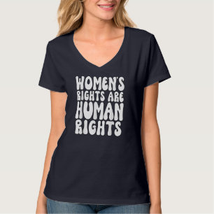 Camiseta Direitos das mulheres são mulheres defensoras dos 