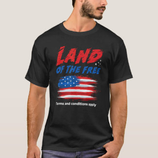 Camiseta Direitos Das Mulheres Terra De Liberdade Termos E