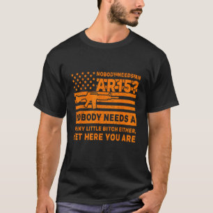 Camiseta Direitos de alteração do segundo AR 15